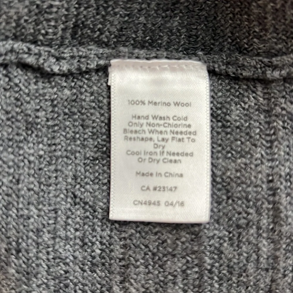 Talbots Pure Merino Wool Open Front Fly Away Sweater size S - Picture 9 of 10